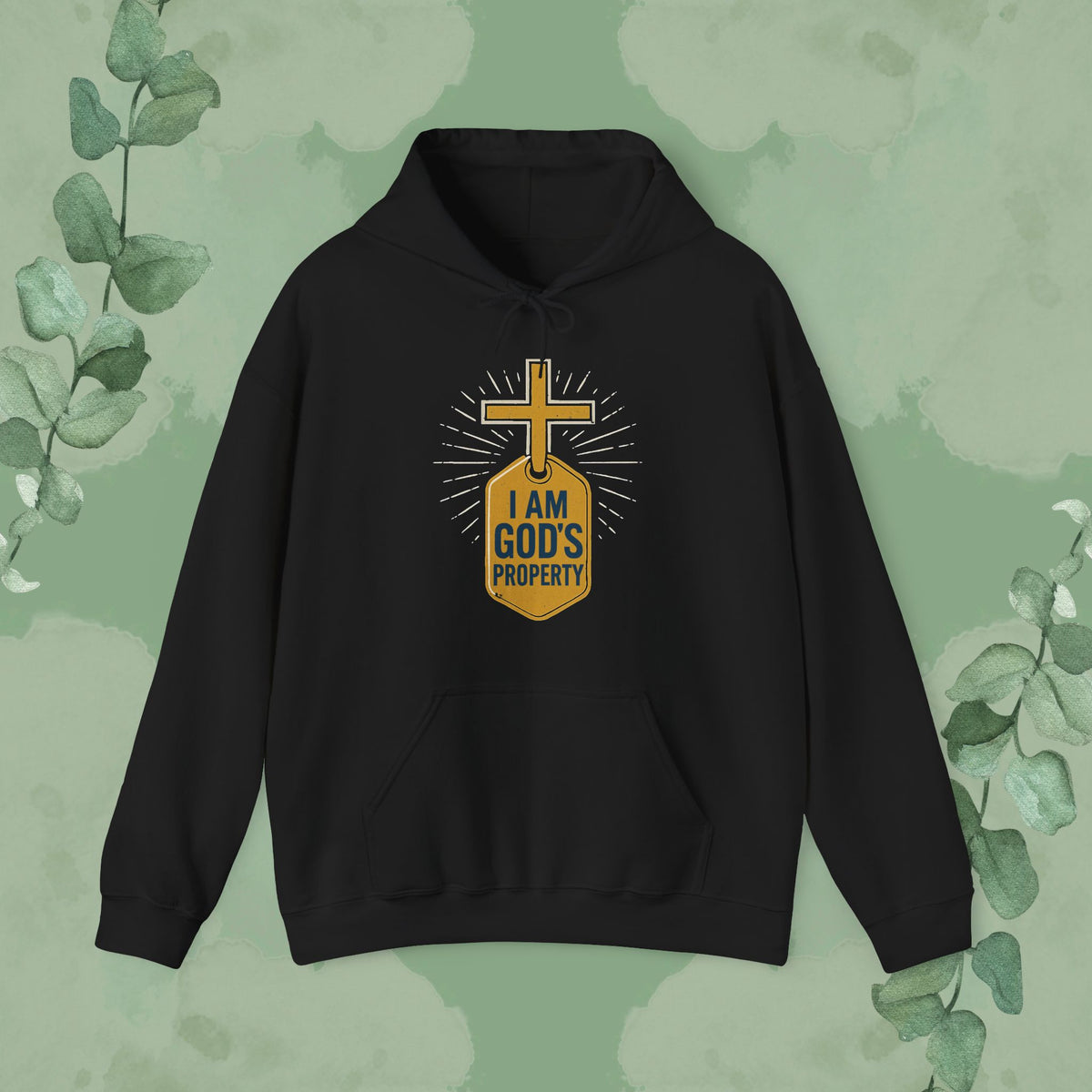 I Am God’s Property Christian Hoodie – Bold Faith Statement Sweatshirt