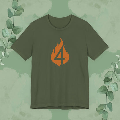 4 in the Fire – Minimalist Christian T-Shirt