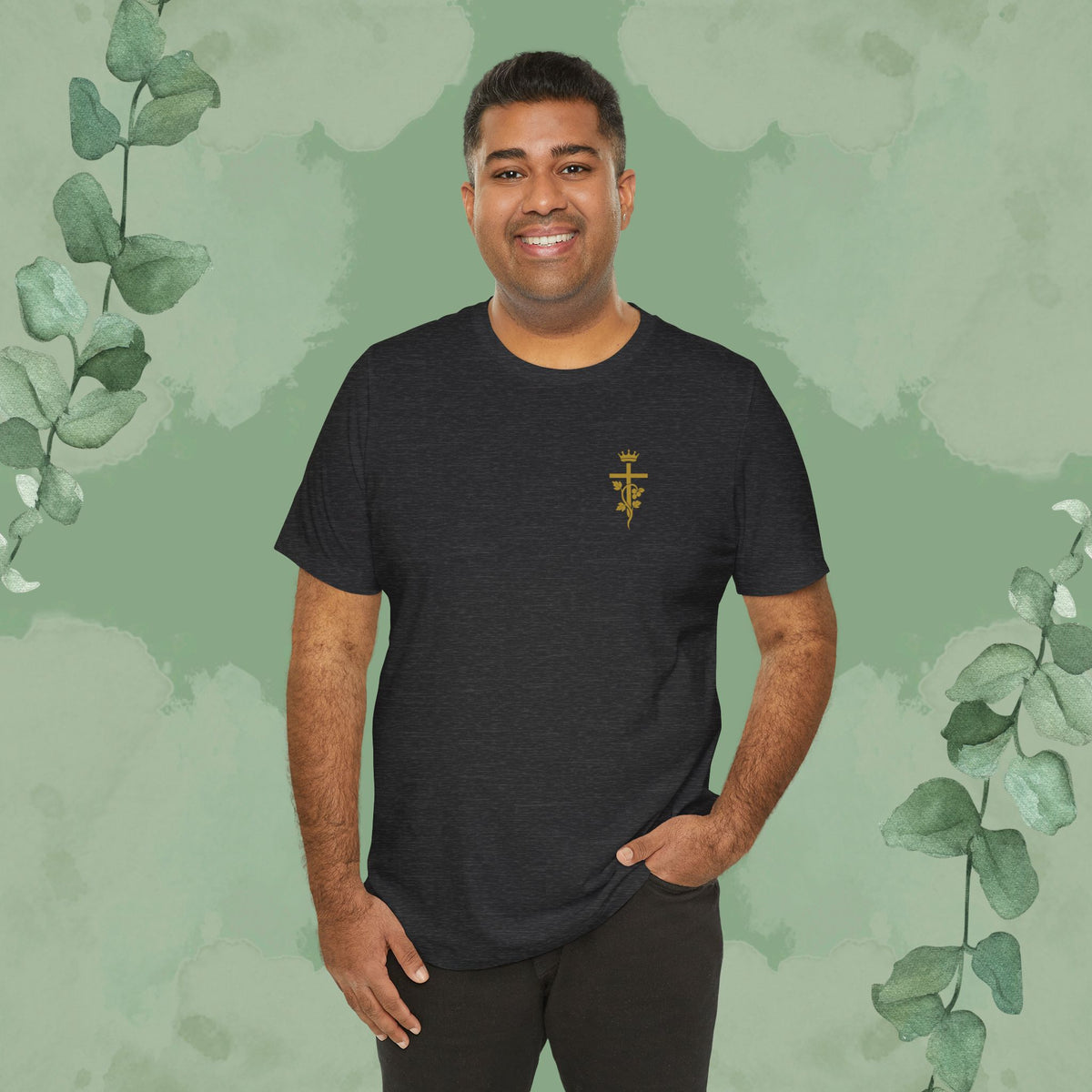 Abide – John 15:5 Christian T-Shirt
