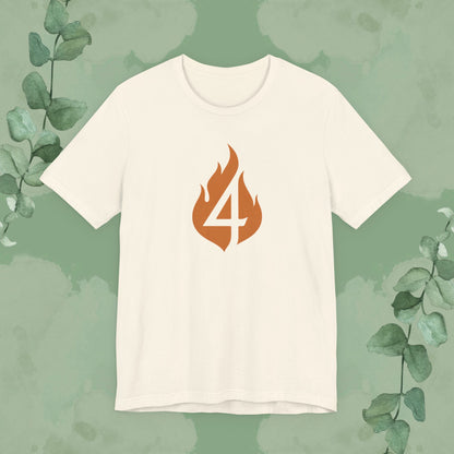 4 in the Fire – Minimalist Christian T-Shirt