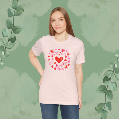 Love Flows Out from the Cross – Faith & Love Tee