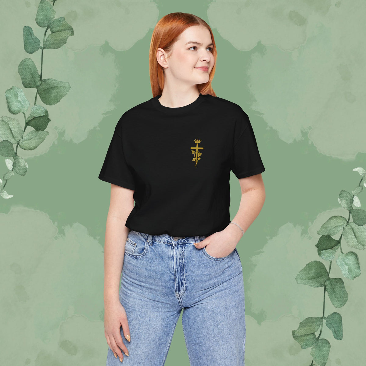 Abide – John 15:5 Christian T-Shirt