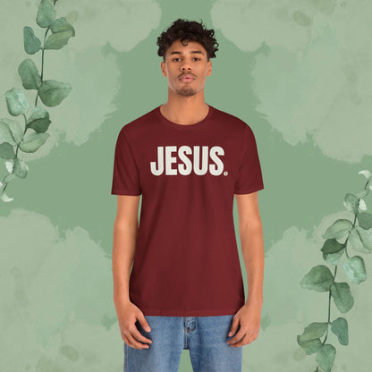 JESUS Period – Bold Christian T-Shirt with Cross Design | True Vine Design