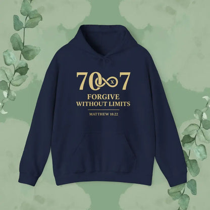 70×7 – Forgive Without Limits — Hoodie - Navy / S - Hoodie