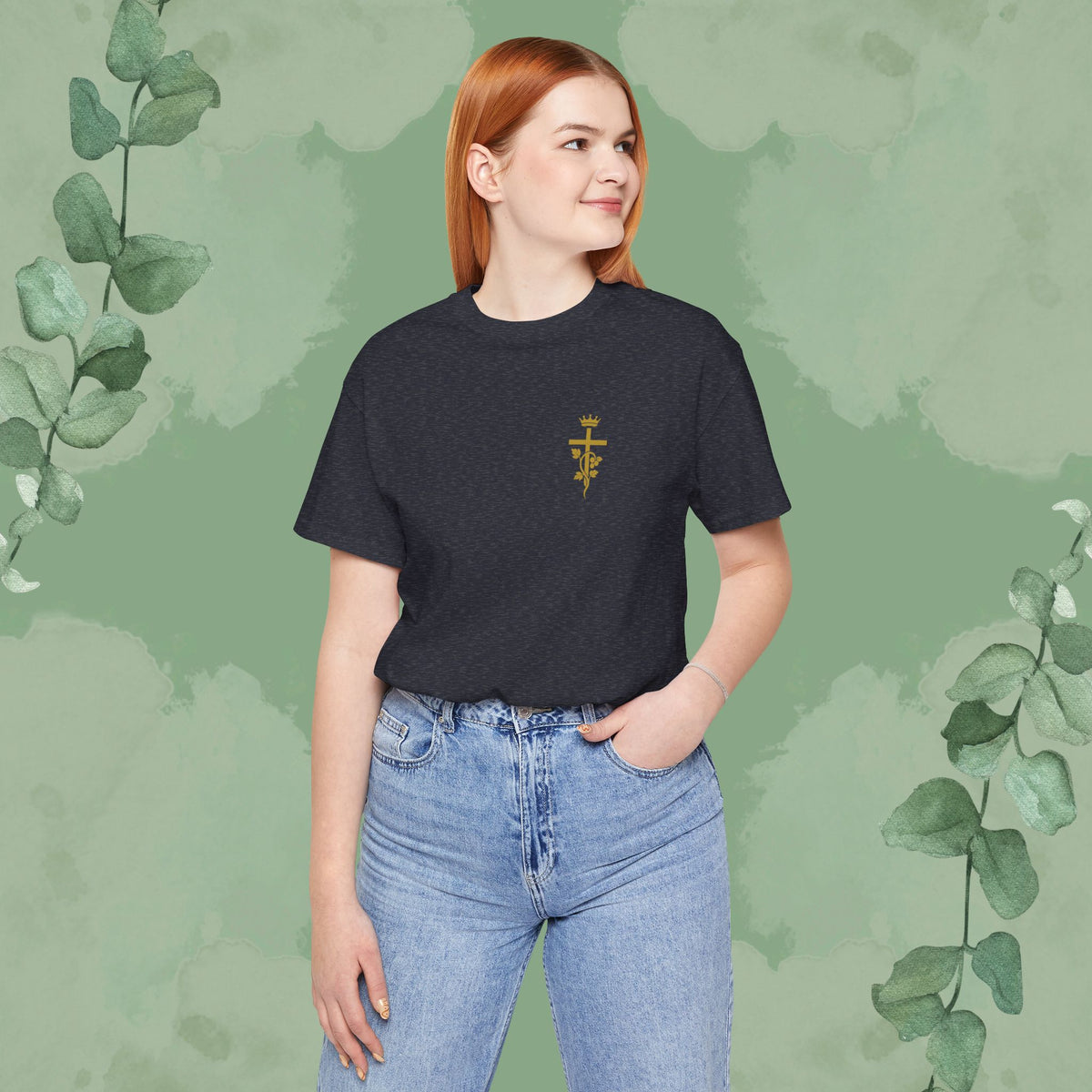 Abide – John 15:5 Christian T-Shirt
