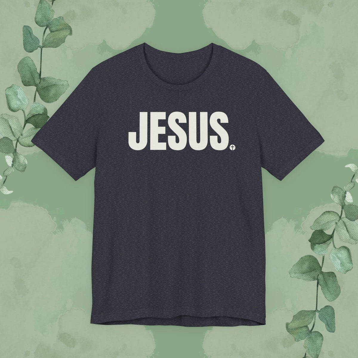JESUS Period – Bold Christian T-Shirt with Cross Design | True Vine Design