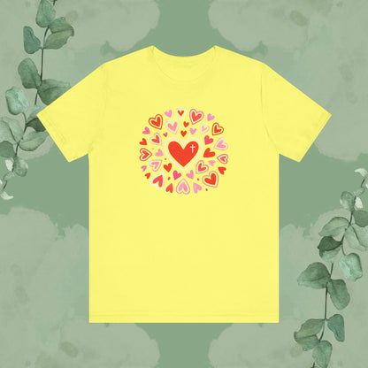 Love Flows Out from the Cross – Faith & Love Tee
