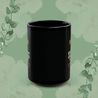 Rooted and Grounded in Love – Black Ceramic Mug (11oz & 15oz)