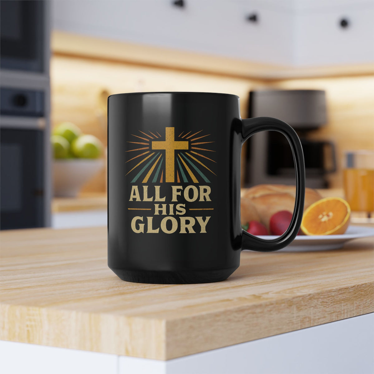 All For His Glory Christian Mug