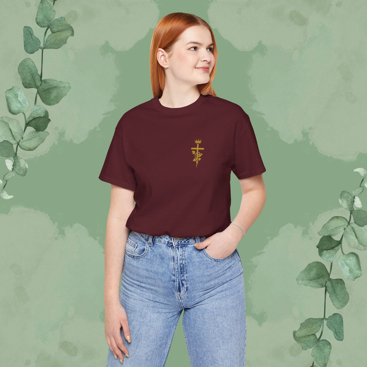Abide – John 15:5 Christian T-Shirt
