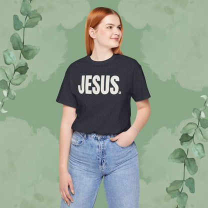 JESUS Period – Bold Christian T-Shirt with Cross Design | True Vine Design