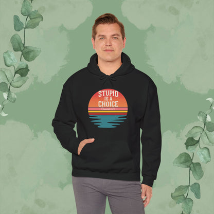 Stupid Is a Choice – Proverbs 12:1 Hoodie