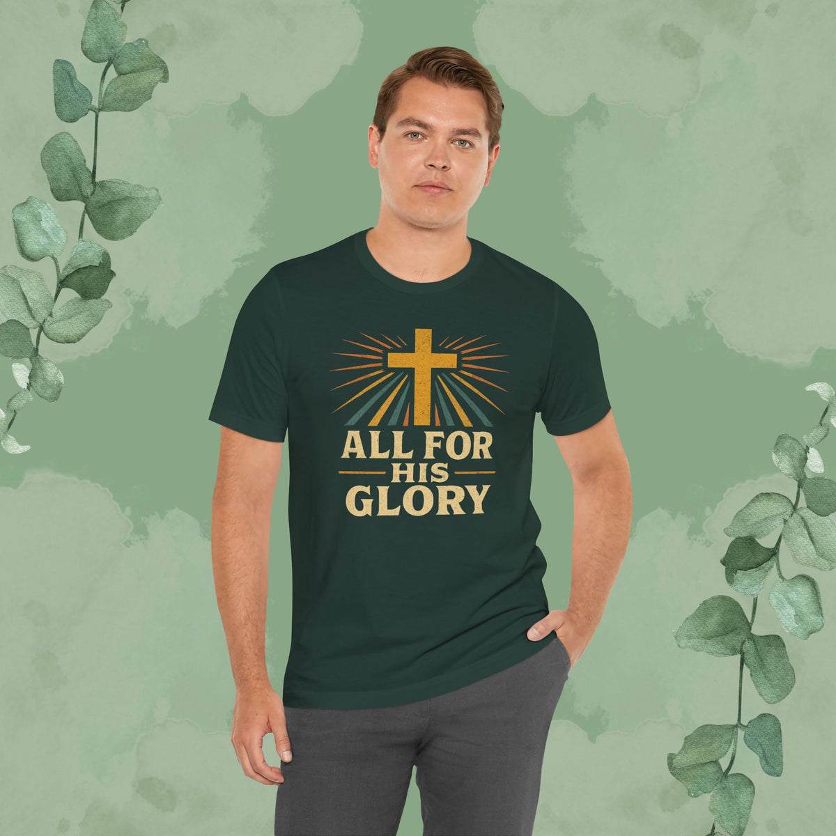 All For His Glory Christian T-Shirt