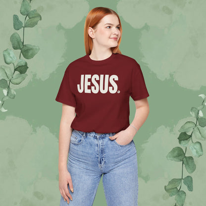JESUS Period – Bold Christian T-Shirt with Cross Design | True Vine Design