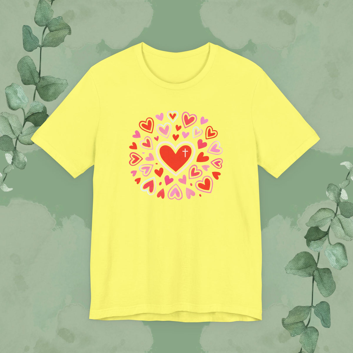 Love Flows Out from the Cross – Faith & Love Tee