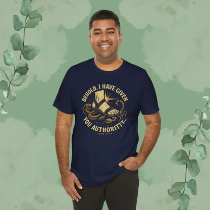 Authority / Nevertheless – Luke 10:19-20 Christian T-Shirt - T-Shirt