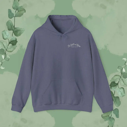 Be Still and Know – Psalm 46:10 Sweatshirt - Heather Navy / S - Hoodie