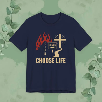 Choose Life T-Shirt - Navy / S - T-Shirt