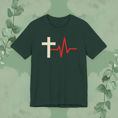 Death to Life Christian T-Shirt - Forest / S - T-Shirt