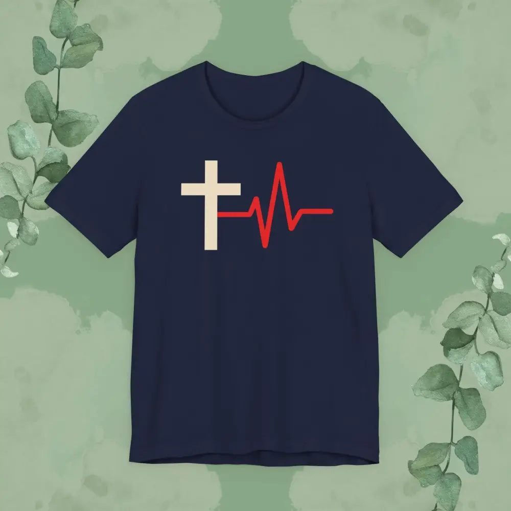 Death to Life Christian T-Shirt - Navy / S - T-Shirt