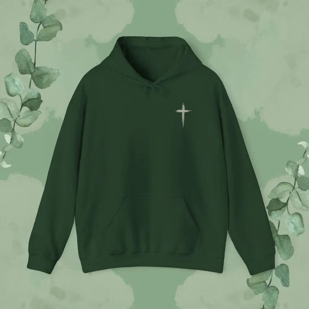 Forgiven – Colossians 2:13-14 Hoodie - Forest Green / S - Hoodie