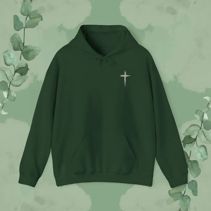 Forgiven – Colossians 2:13-14 Hoodie - Forest Green / S - Hoodie