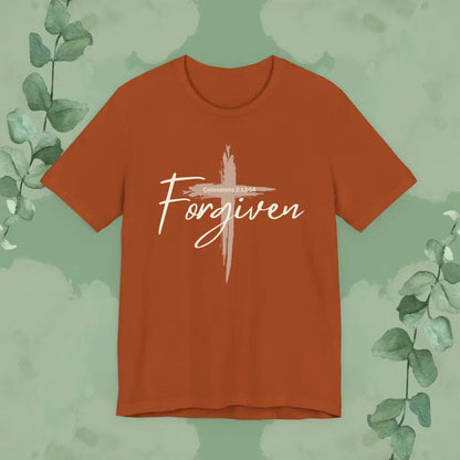 Forgiven – Colossians 2:13-14 T-Shirt - Autumn / S - T-Shirt