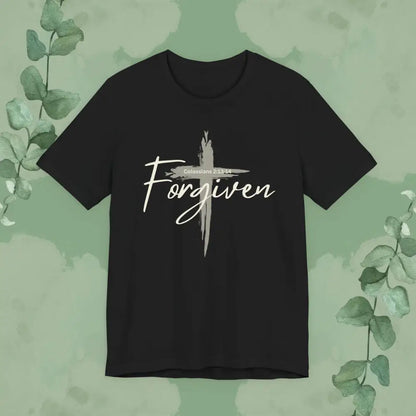 Forgiven – Colossians 2:13-14 T-Shirt - Black / S - T-Shirt