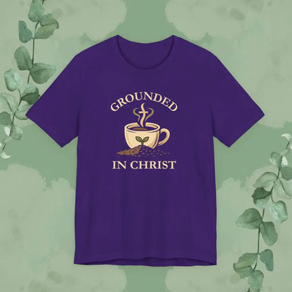 Grounded in Christ T Shirt Team Purple / S T Shirt