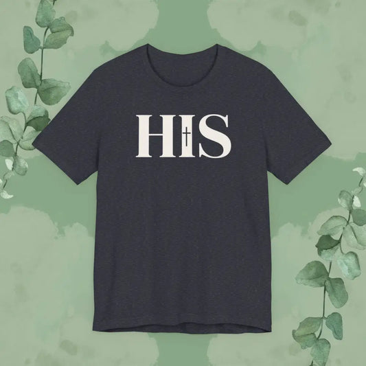 HIS T-Shirt - Heather Navy / S - T-Shirt