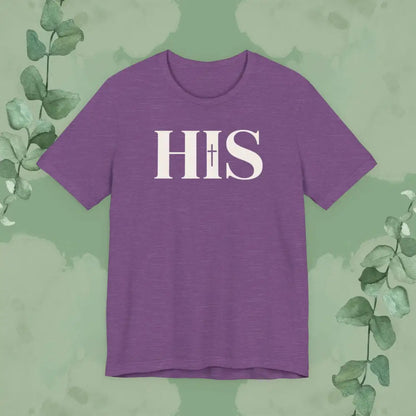 HIS T-Shirt - Heather Team Purple / S - T-Shirt