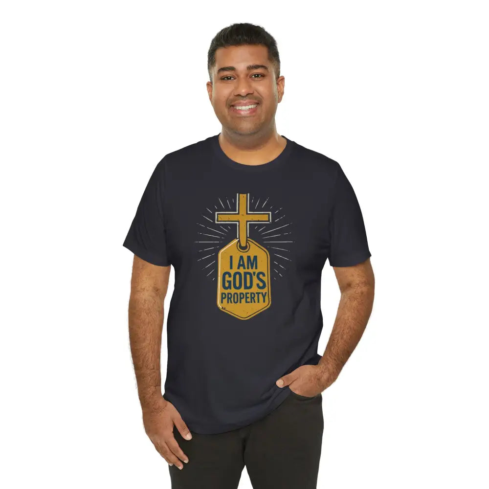 I Am God’s Property Unisex Jersey Short Sleeve Tee - T-Shirt