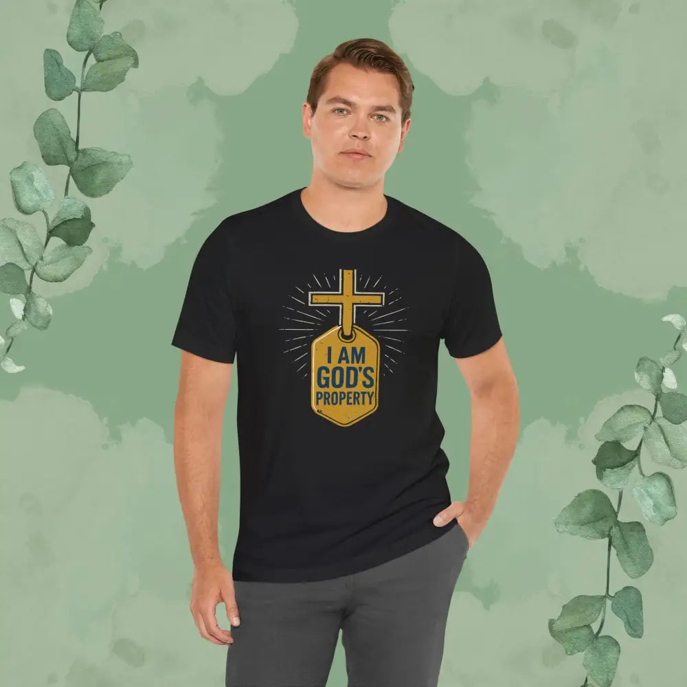I Am God’s Property Unisex Jersey Short Sleeve Tee - T-Shirt