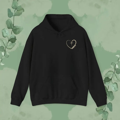 I Love You This Much – Christian Hoodie - S / Black - Hoodie
