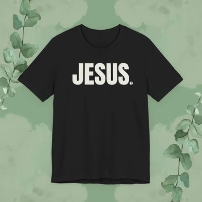 JESUS Period – Bold Christian T-Shirt with Cross Design | True Vine Design - Black / S - T-Shirt
