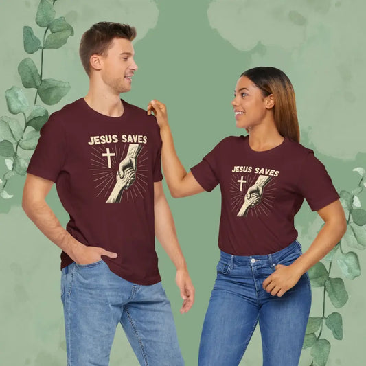 Jesus Saves – Hand of Salvation Christian T Shirt T Shirt