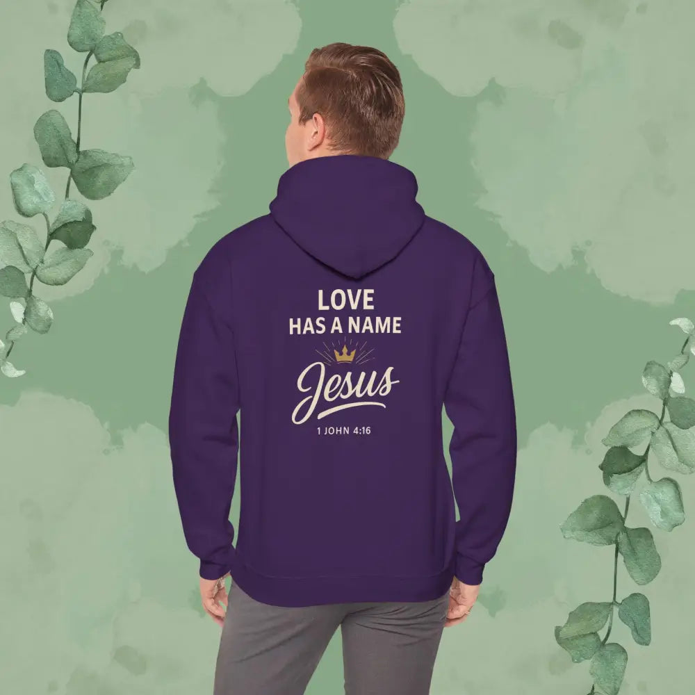 Love Has a Name – Jesus Hoodie - Hoodie