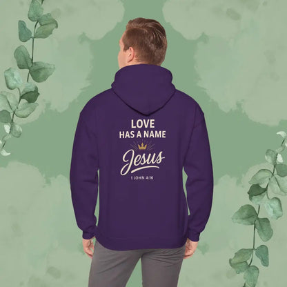 Love Has a Name – Jesus Hoodie - Hoodie