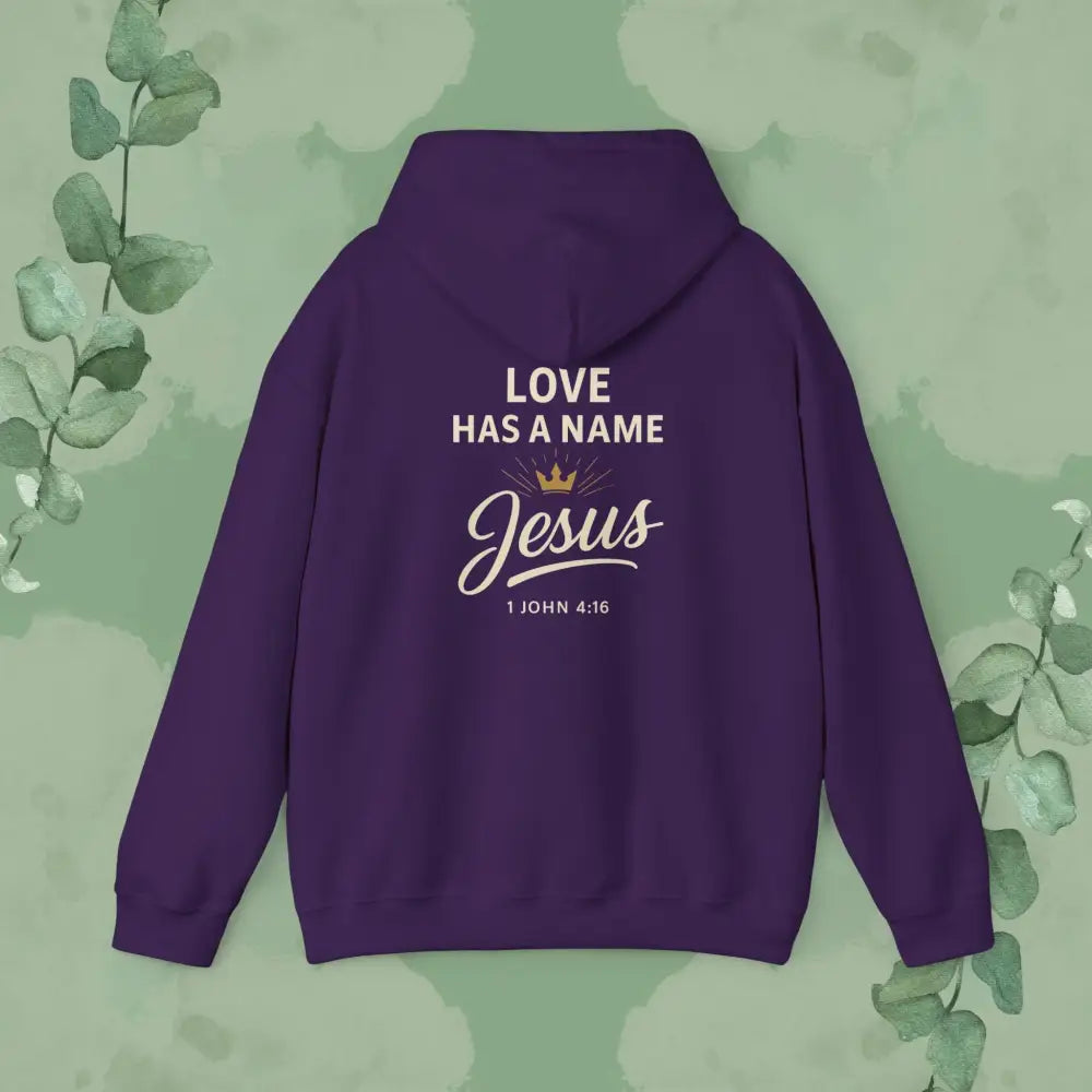 Love Has a Name – Jesus Hoodie - Hoodie