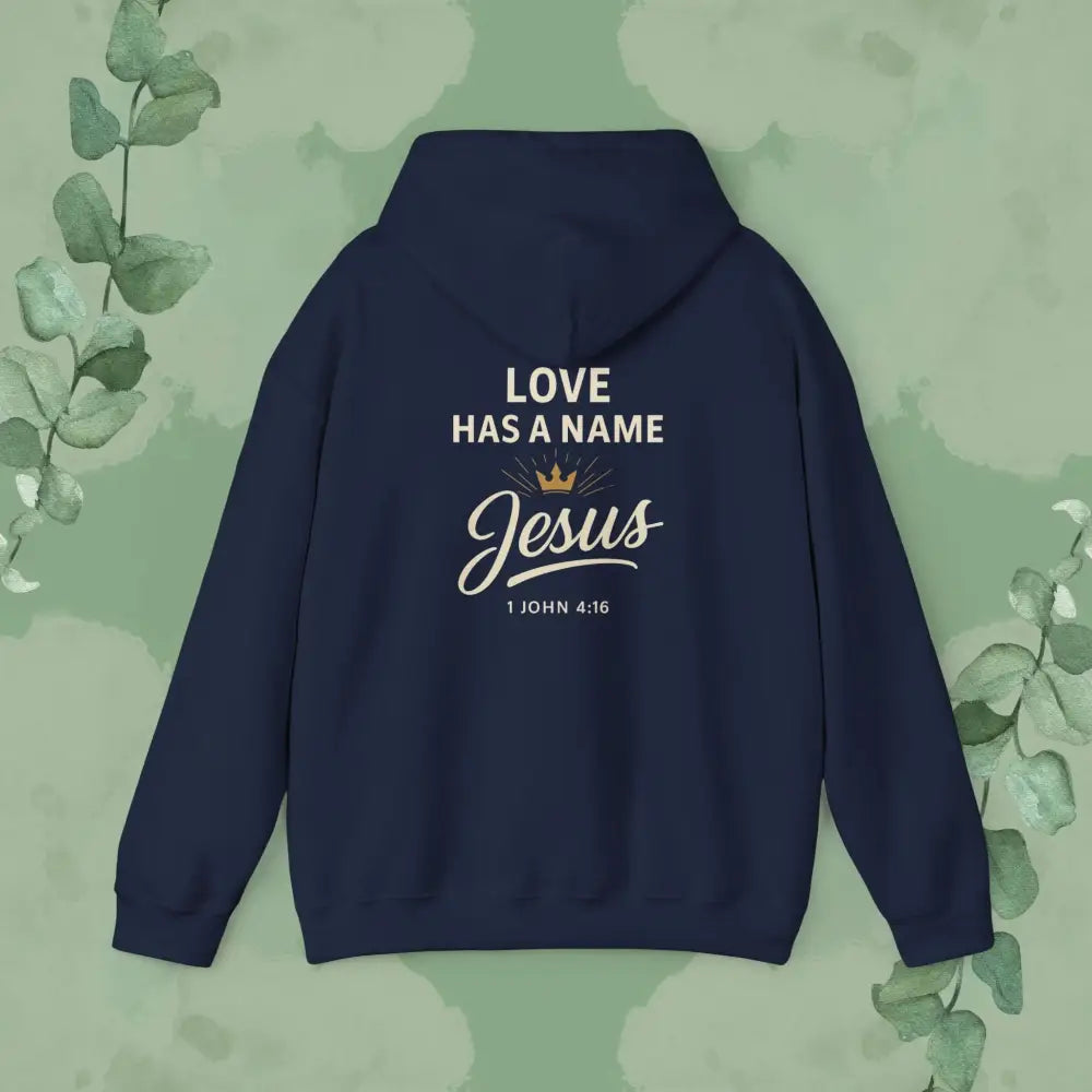 Love Has a Name – Jesus Hoodie - Hoodie