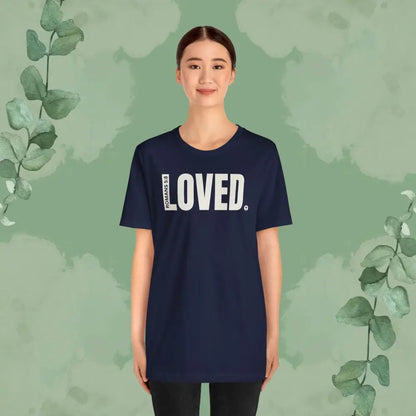 LOVED. – Romans 5:8 T-Shirt - T-Shirt