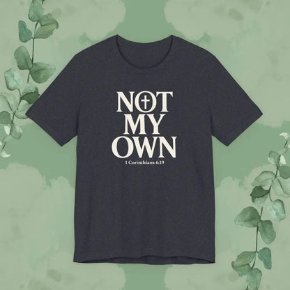 NOT MY OWN T-Shirt - Heather Navy / S - T-Shirt