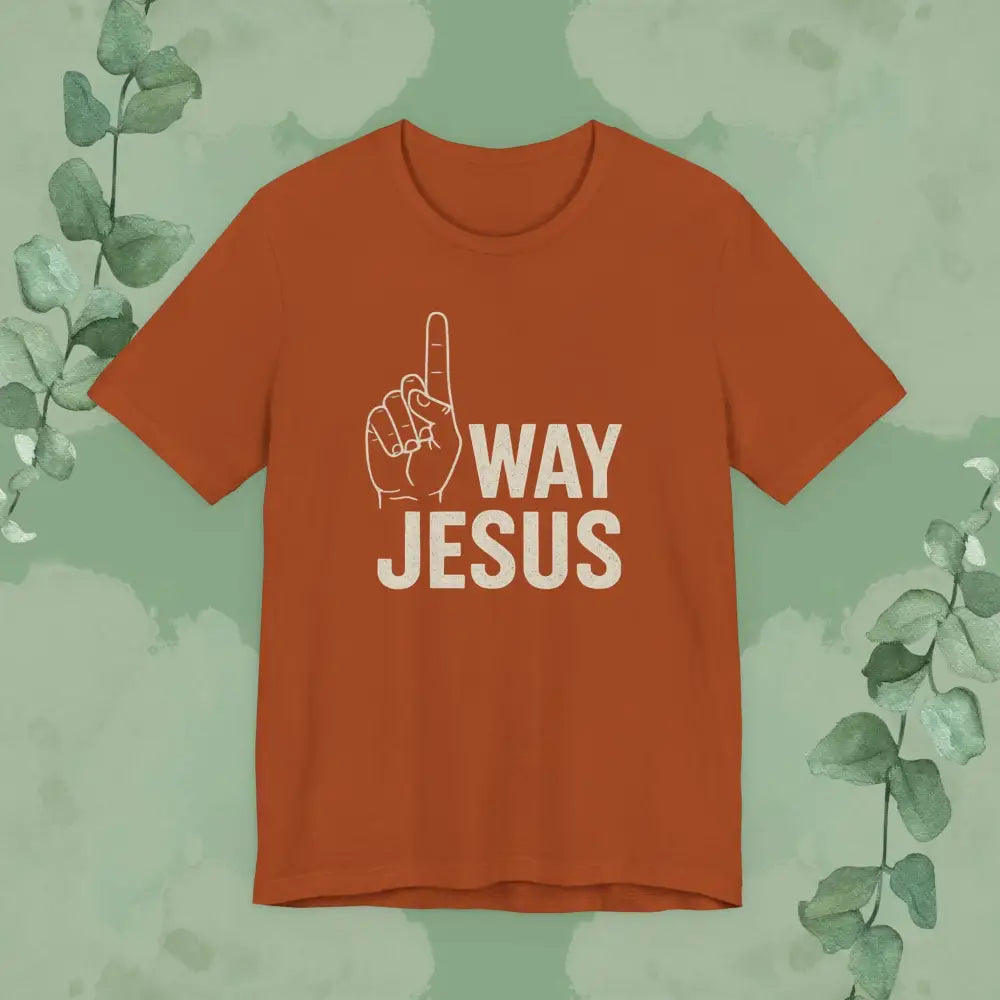 One Way Jesus T-Shirt - Autumn / S - T-Shirt