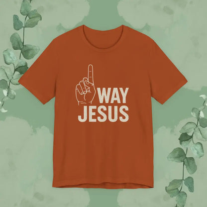 One Way Jesus T-Shirt - Autumn / S - T-Shirt