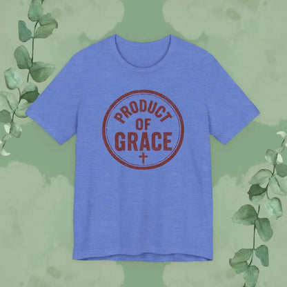Product of Grace T-Shirt - Heather Columbia Blue / S - T-Shirt