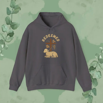 Redeemed – Christian Hoodie - Charcoal / S - Hoodie