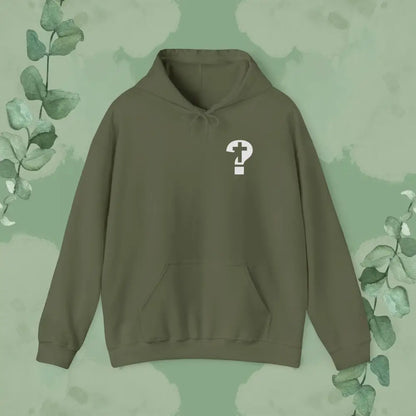 The Jesus Question Hoodie - Military Green / S - Hoodie