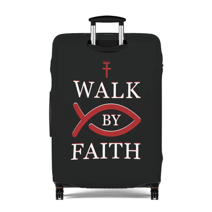 Walk By Faith – Christian Travel Luggage Cover - Accessories