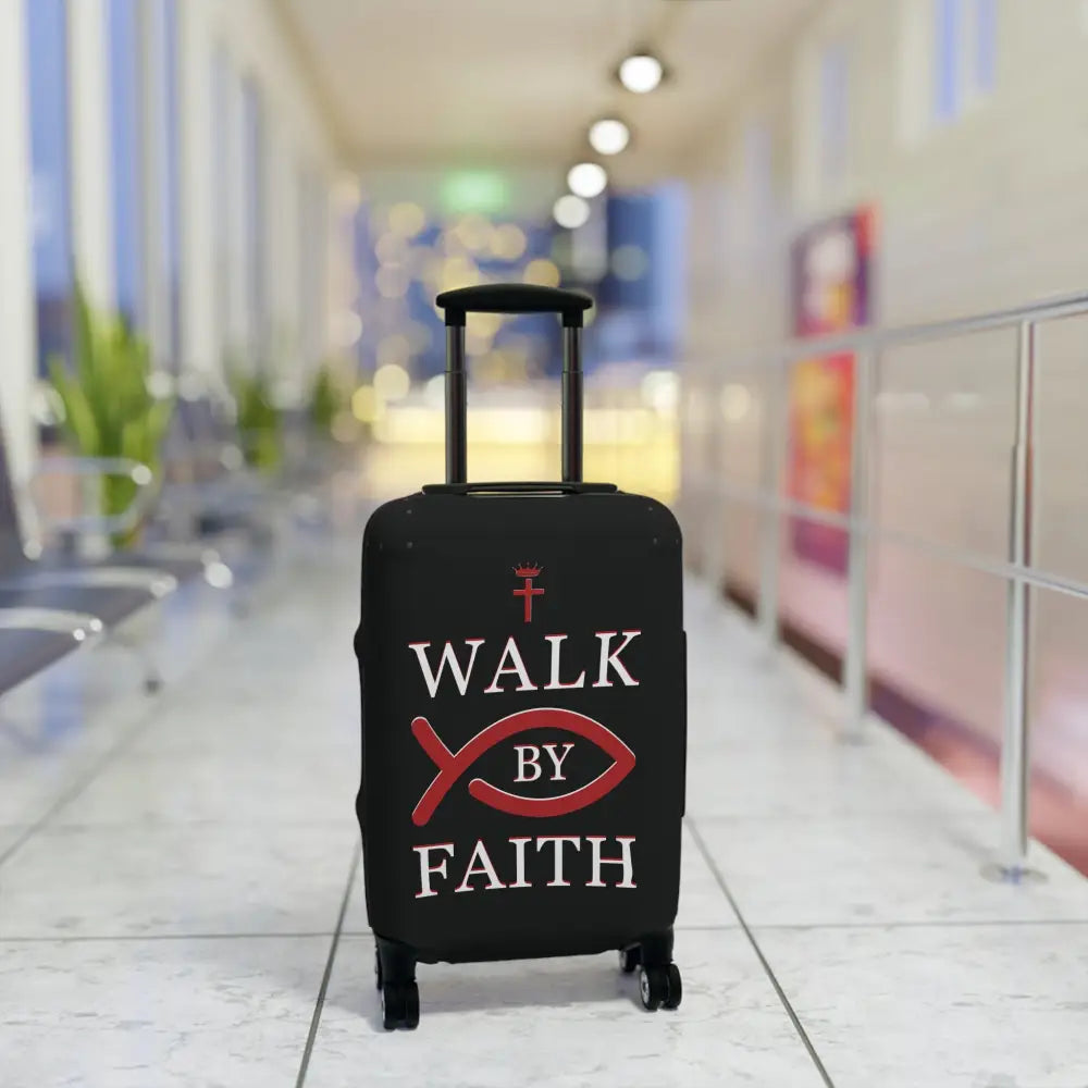 Walk By Faith – Christian Travel Luggage Cover - Accessories